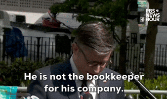 "He is not the bookkeeper..."