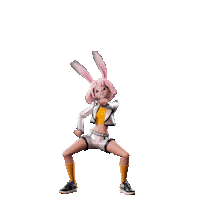 unabb dance kpop artist rabbit Sticker