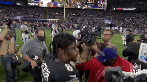 Baltimore Ravens Hug GIF by NFL