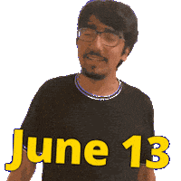 June 13 Sticker