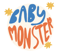 Baby Monster Basketball Sticker by Nhena