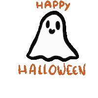 Poulpou_ halloween fantome fantom swann Sticker