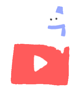 Youtube Snowman Sticker