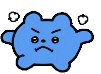 くま 走る Sticker by wakuta