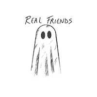 Real Friends Ghost Sticker