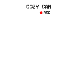 CozyGangClothing queen cozy gang cam Sticker
