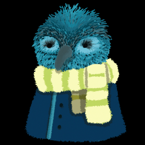 stvenhislopartwork blue owl blue owl GIF