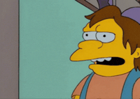 Nelson Muntz Haw Haw GIF by The Simpsons