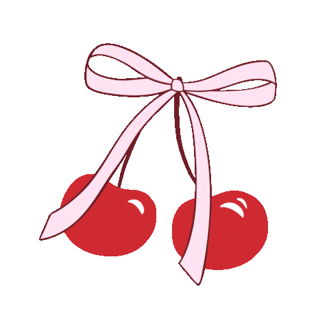 collagelee cherry bows collagelee Sticker