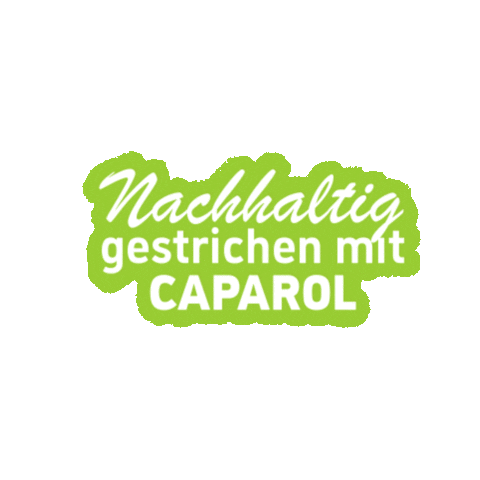 Nachhaltigkeit Sticker by Caparol Deutschland