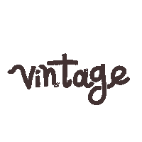 Vintage Text Sticker by RBillustrationStudio