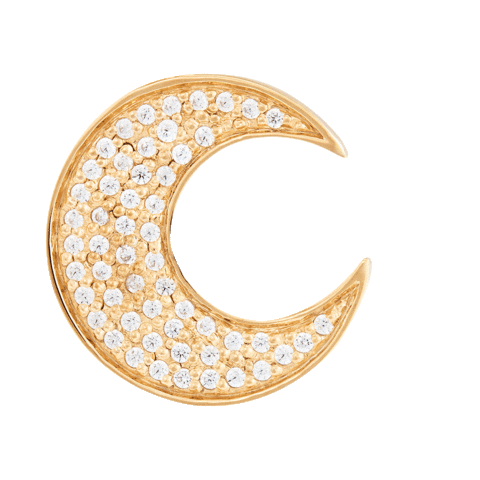 Crescent Moon Sticker by Rosie Fortescue