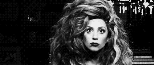 lady gaga smile GIF