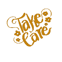 Greeting Take Care Sticker