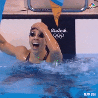 Gold Medal Swimming GIF by Team USA