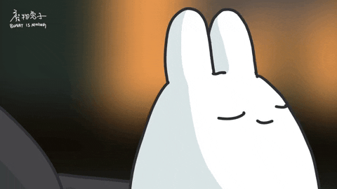 Miss You 兔子 GIF by bunny_is_moving