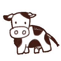 Cow 牛 Sticker