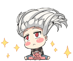 Hair Sparkle Sticker by Jin