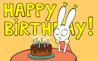Happy Birthday Celebration GIF by Simon Super Rabbit