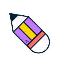Drawing Pencil Sticker by Apart Design Studio