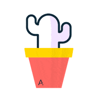 apartdesignstudio flower growth cactus blooming Sticker