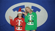 Happy Christmas GIF by BYU Cougars