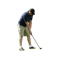 golfsim golf Sticker