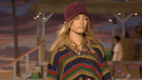 hailey baldwin nyfw 2015 GIF by Glamour