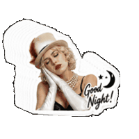 Good Night Nura Sticker by NewRadiusRecords