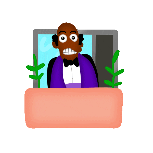 Pineapple Lockdown Sticker by Sebaldo