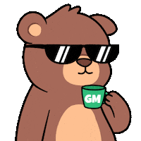 Happy Good Morning Sticker by BEARISH