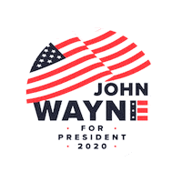 United States Usa Sticker by John Wayne Enterprises