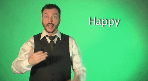 happy sign language GIF by Sign with Robert