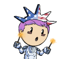 Happy Independence Day Sticker by Planet XOLO