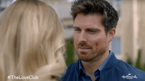 Marcus Rosner Kiss GIF by Hallmark Channel