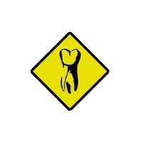Dentist Tooth Sticker by proj.implanto.ufpel