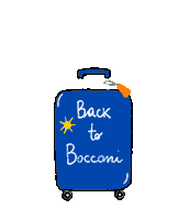 Travel Suitcase Sticker by Bocconi University