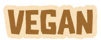 Happy Vegan Sticker by maryloufood