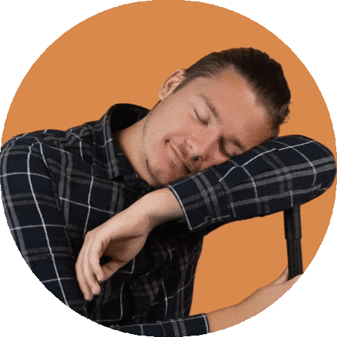 Sleepy Sticker by diffrent digital