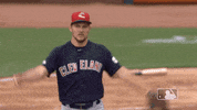 reacts major league baseball GIF by MLB