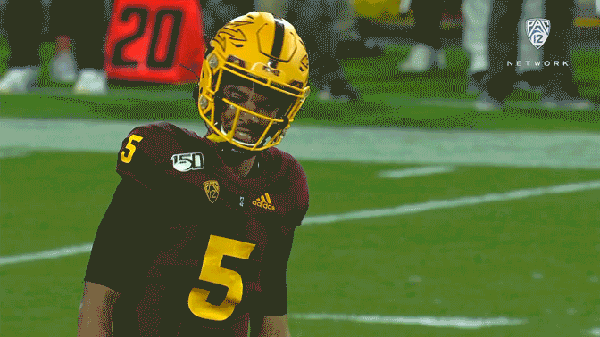 Pac12Fb Asu Smile Point Sundevils Letsgodevils GIF by Pac-12 Network