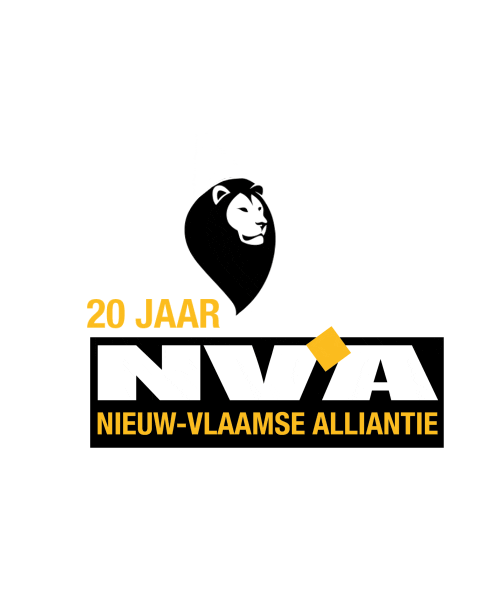 N-VA giphyupload vieren vuurwerk sterren Sticker