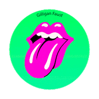 Rolling Stones Tongue Sticker