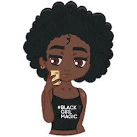 Black Girl Magic Sticker by Buttah Skin