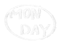 Friday Monday Sticker