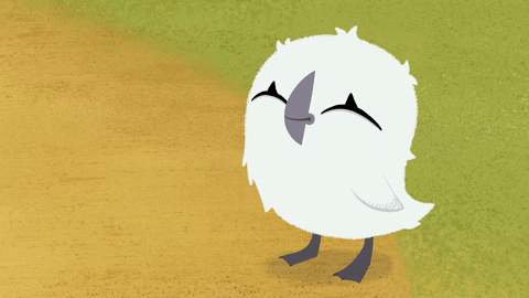 #puffin #rock #puffinrock #baba #cute #shakeitoff GIF by Puffin Rock