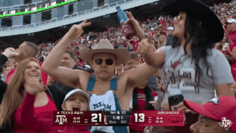 Hype Sec GIF by Texas A&M Athletics