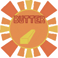 Better Together Butter Sticker