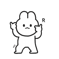 jr_1485_ rabbit baekhyun bbh 백현 Sticker