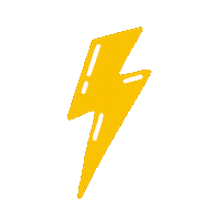 sofie_nilsson yellow weather lightning lightning bolt Sticker